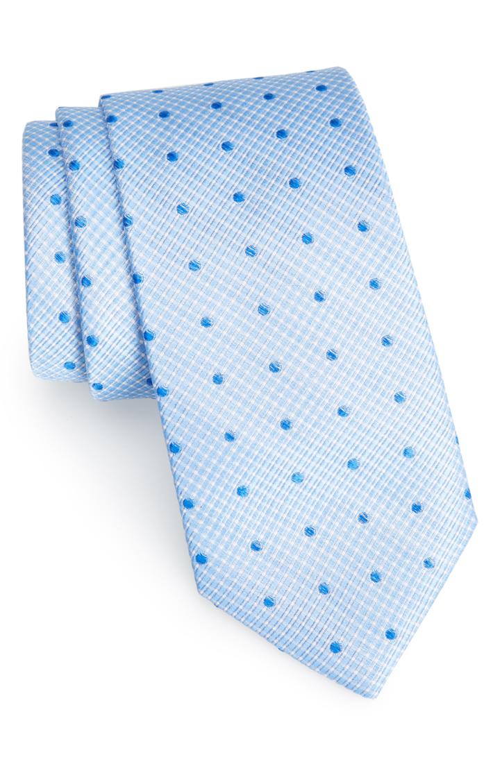Men's Southern Tide Drayton Dot Silk Tie