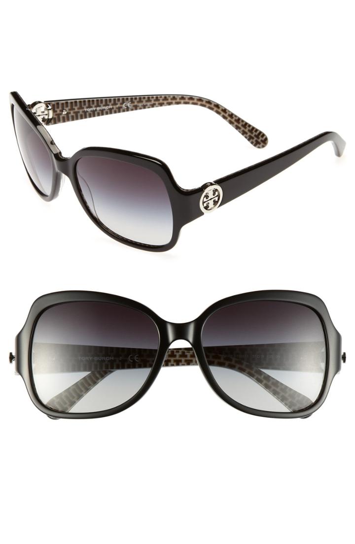 Women's Tory Burch 'so Glam' 57mm Sunglasses -