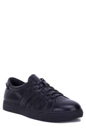 Men's Robert Graham Horton Studded Low Top Sneaker M - Black