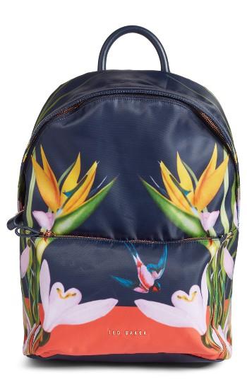 Ted Baker London Tropical Oasis Backpack - Blue