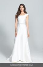 Women's Jesus Peiro Embellished Waist Mikado A-line Dress, Size In Store Only - Ivory