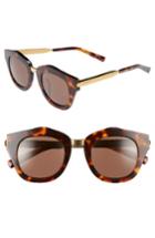 Women's Spektre Mon Amour 48mm Mirrored Sunglasses - Havana Light/ Tobacco