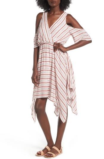 Women's Dee Elly Surplice Cold Shoulder Dress