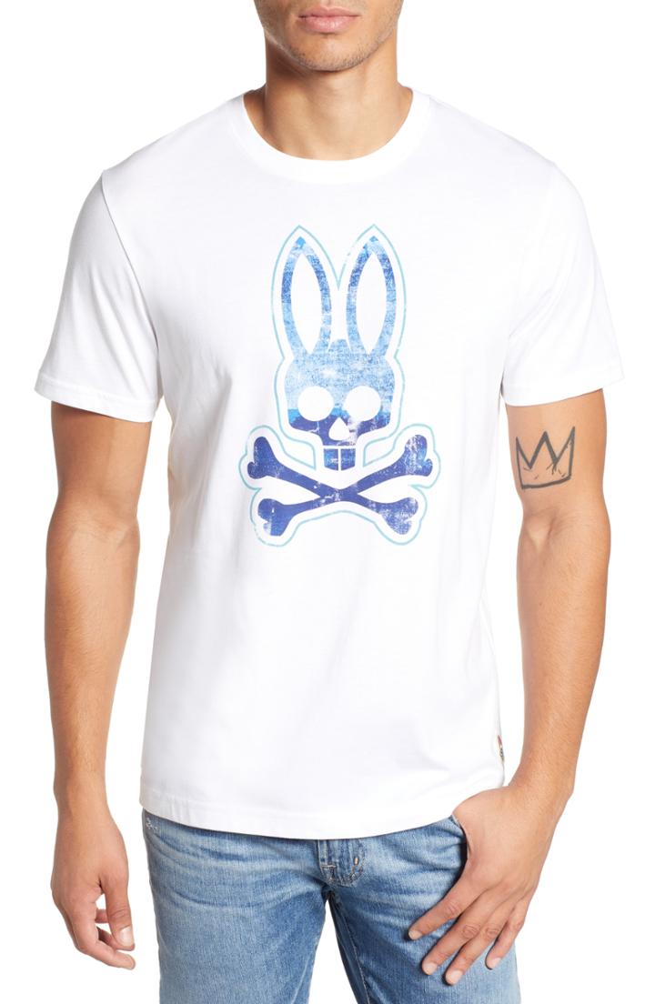 Men's Psycho Bunny Millhouse Graphic T-shirt (xs) - White