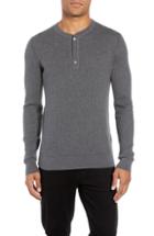 Men's Boss Erbi Slim Fit Henley - Grey