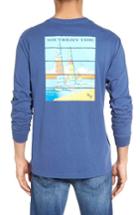 Men's Southern Tide Beachside Catamarans Graphic T-shirt - Blue