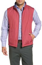 Men's Peter Millar Mitchell Reversible Quilted Vest - Pink