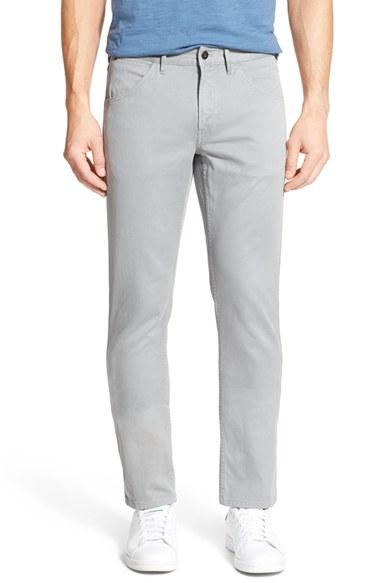 Men's Bonobos 'bedford - Carpenter' Slim Fit Corduroy Pants X 32 - Grey