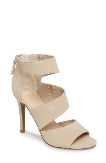 Women's Bp. Allie Asymmetrical Cage Sandal M - Beige
