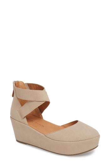 Women's Gentle Souls By Kenneth Cole Nyssa Platform Wedge M - Grey