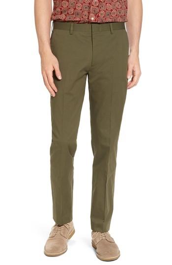 Men's J.crew Ludlow Stretch Chino Suit Pants X 32 - Green