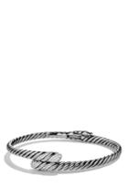 Women's David Yurman 'willow' Single Row Bracelet With Diamonds