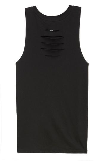 Women's Reebok Cutout Tank - Black