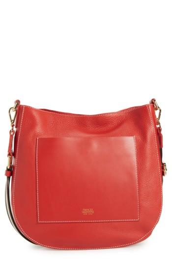 Frances Valentine Large Ellen Leather Crossbody Bag - Pink