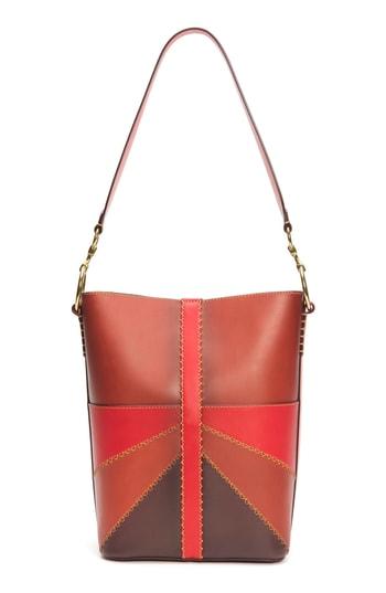 Frye Ilana Colorblock Leather Bucket Hobo -
