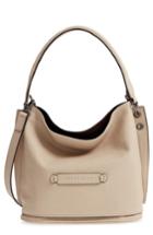 Longchamp 3d Leather Bucket Bag - Grey