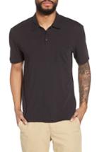 Men's Vince Cotton Polo Shirt - Black