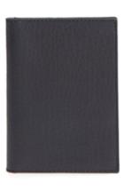 Shinola Leather Passport Wallet - Blue