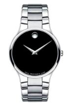 Men's Movado 'large Serio' Stainless Steel Watch, 38mm