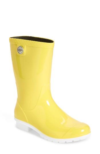 Women's Ugg 'sienna' Rain Boot M - White