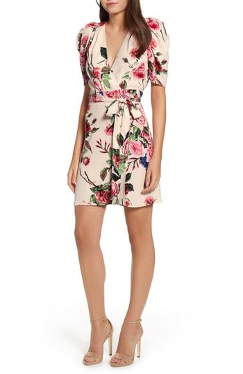 Women's Afrm Cassian Wrap Dress - Beige