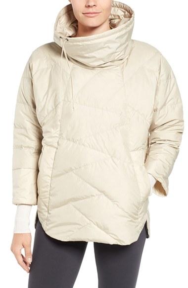 Women's Nau 'allee' Drawstring Neck Down Pullover