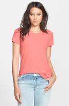 Women's James Perse Sheer Slub Crewneck Tee - Pink