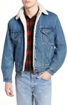Men's Levi's Authorized Vintage Fleece Lined Denim Jacket - Blue