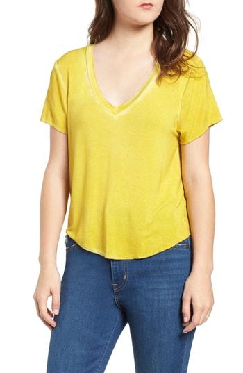 Women's Ten Sixty Sherman Meet & Greet V-neck Tee - Yellow