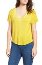 Women's Ten Sixty Sherman Meet & Greet V-neck Tee - Yellow