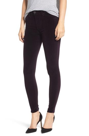Women's Hudson Jeans Barbara High Waist Ankle Skinny Sateen Jeans - Purple