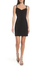 Women's Morgan & Co. Strappy Glitter Knit Dress - Black