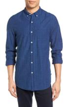 Men's Ag Grady Trim Fit Jacquard Sport Shirt - Blue