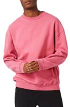 Men's Topman Oversize Sweatshirt - Pink