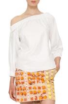 Women's Akris Punto Off The Shoulder Cotton Blouse