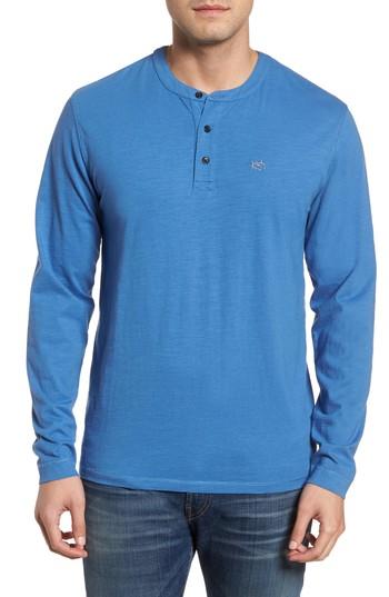 Men's Southern Tide Jennings Henley - Blue