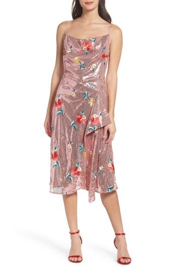 Women's Keepsake The Label Fullproof Embroidered Sequin Dress - Pink