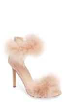 Women's Topshop Feather Strap Sandal .5us / 36eu - Beige