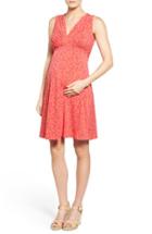 Women's Leota 'isabella' Sleeveless Maternity Dress - Orange