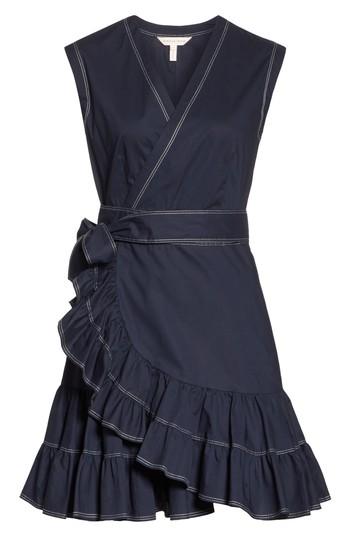 Women's Rebecca Taylor Sleeveless Cotton Poplin Wrap Dress