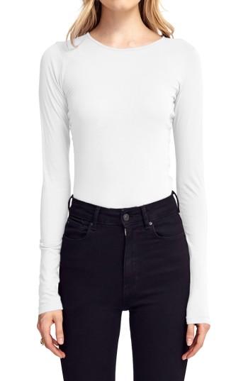 Women's Lamade Crewneck Long Sleeve Tee - White