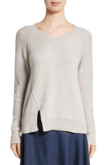 Women's Colovos Asymmetrical Wide Neck Sweater