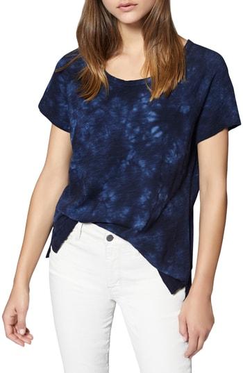 Women's Sanctuary Beacon Soft Tie Dye Cotton Tee - Blue