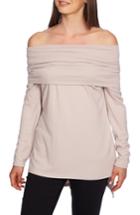 Women's 1.state Convertible Neckline Cozy Tunic - Pink