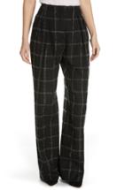 Women's Boss Taleso Windowpane Check Wide Leg Pants