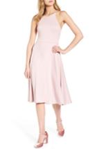 Women's Soprano Knit Midi Dress - Pink