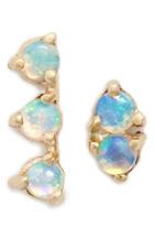 Women's Wwake 'counting Collection - Three-step & Two-step' Opal Earrings