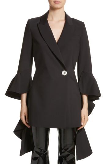Women's Ellery Forsaken Frill Sleeve Jacket Us / 10 Au - Black