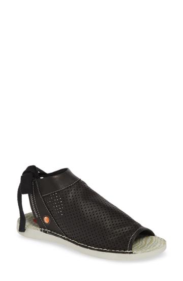 Women's Softinos By Fly London Tre Sandal .5-8us / 38eu - Black