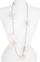 Women's Stella + Ruby Long Beaded Chiffon Necklace